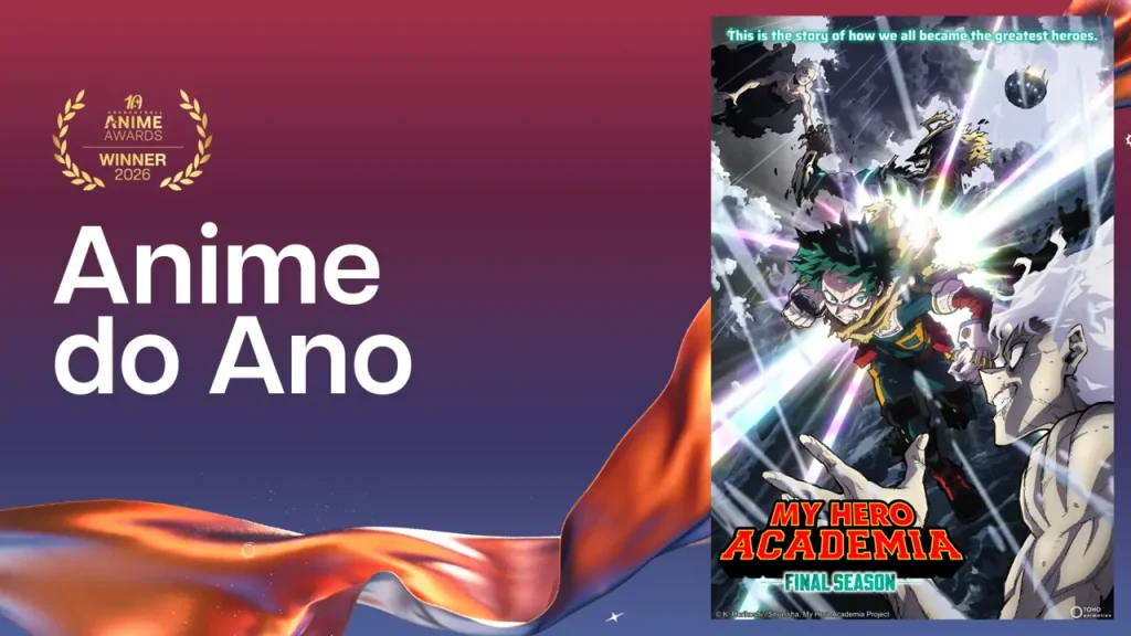 Crunchyroll Anime Awards 2026: My Hero Academia vence Anime do Ano