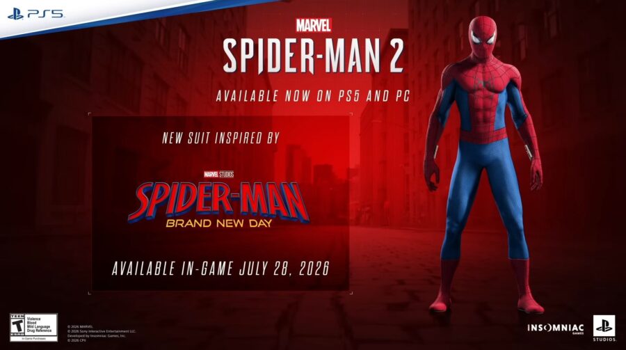 Marvel’s Spider-Man 2 ganhará traje de Homem-Aranha: Um Novo Dia